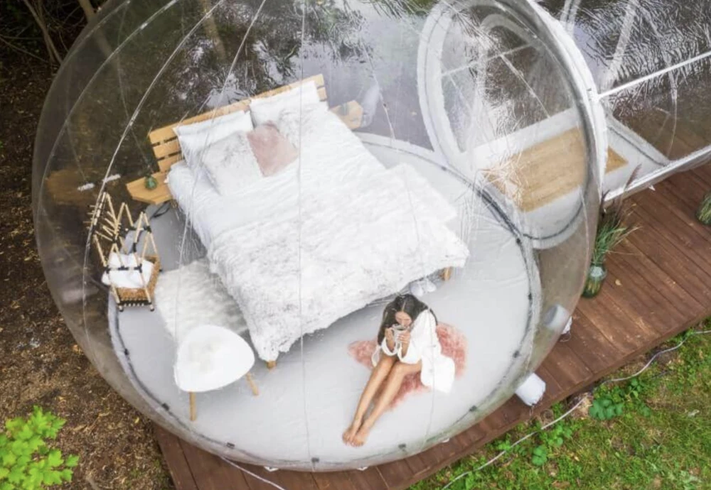 pop-up bubble tent